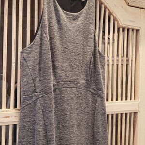 Banana Republic Sleeveless Gray Knit Dress